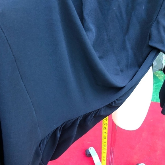 Diane Von  Furstenberg DVF vintage size 12 Classic Black LBD year round - Picture 10 of 14